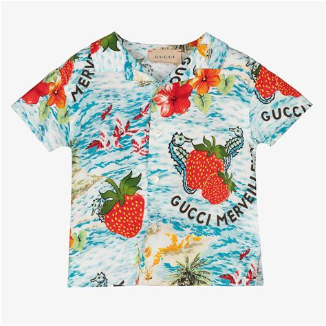 big boys gucci shirt|gucci shirt baby boy.